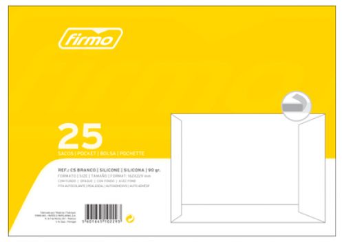 MACO C/25 SACOS C5 162X229 BR.SILIC. , FIRMO , 32191 , 5601645102293